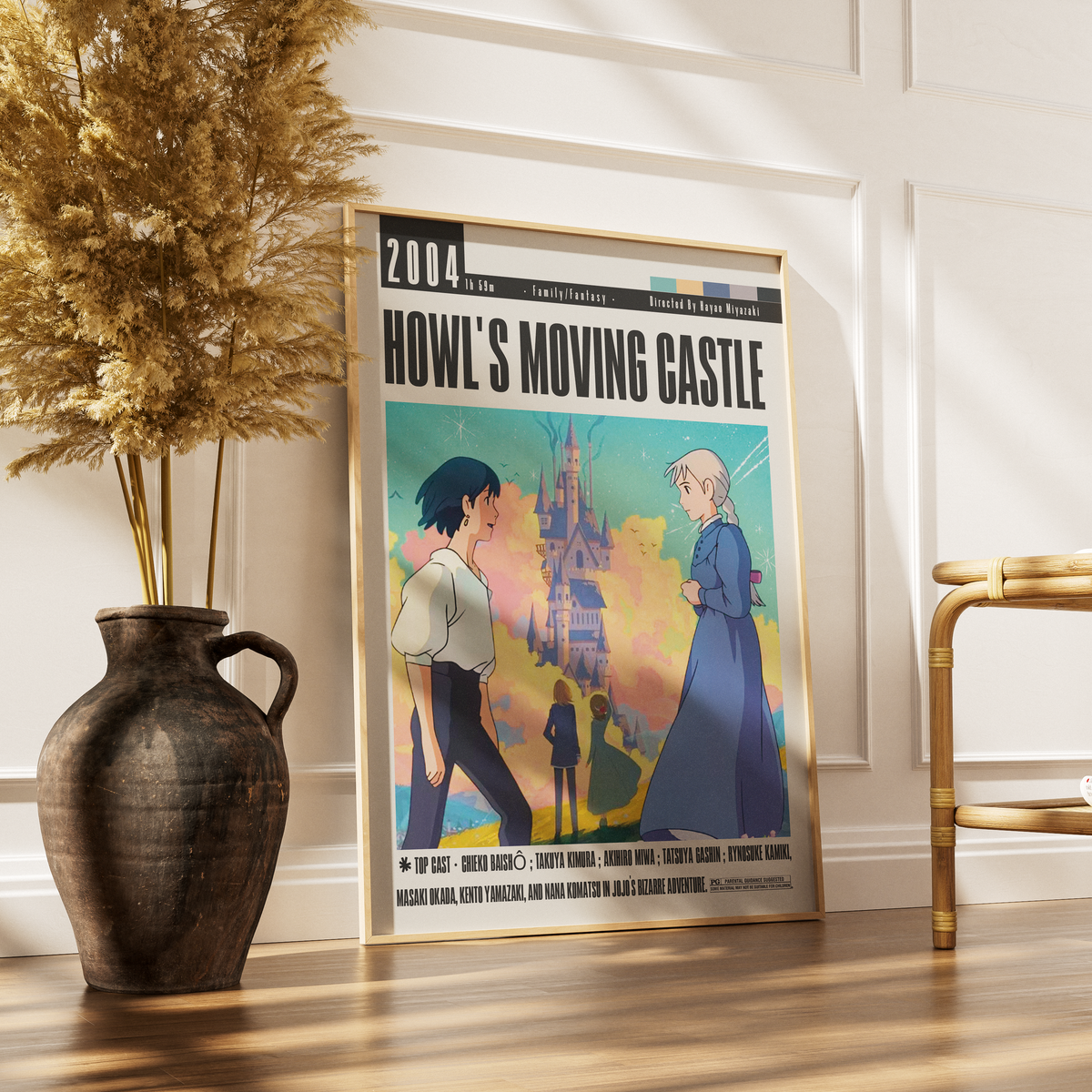 Howl's Moving Castle (2004) Film Poster UK poster – additional design – 98types