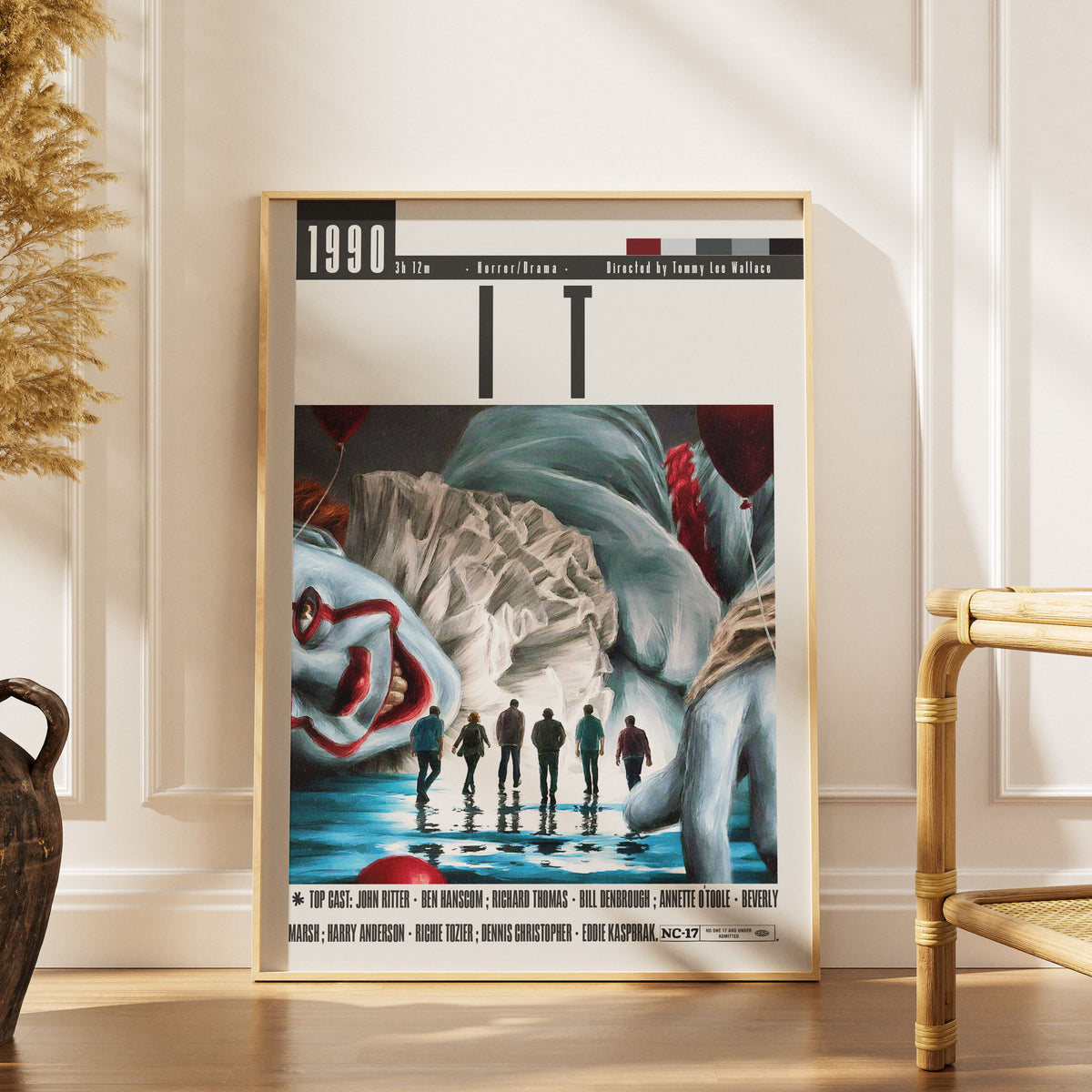 IT (1990) Horror movie poster – design 2 – 98types