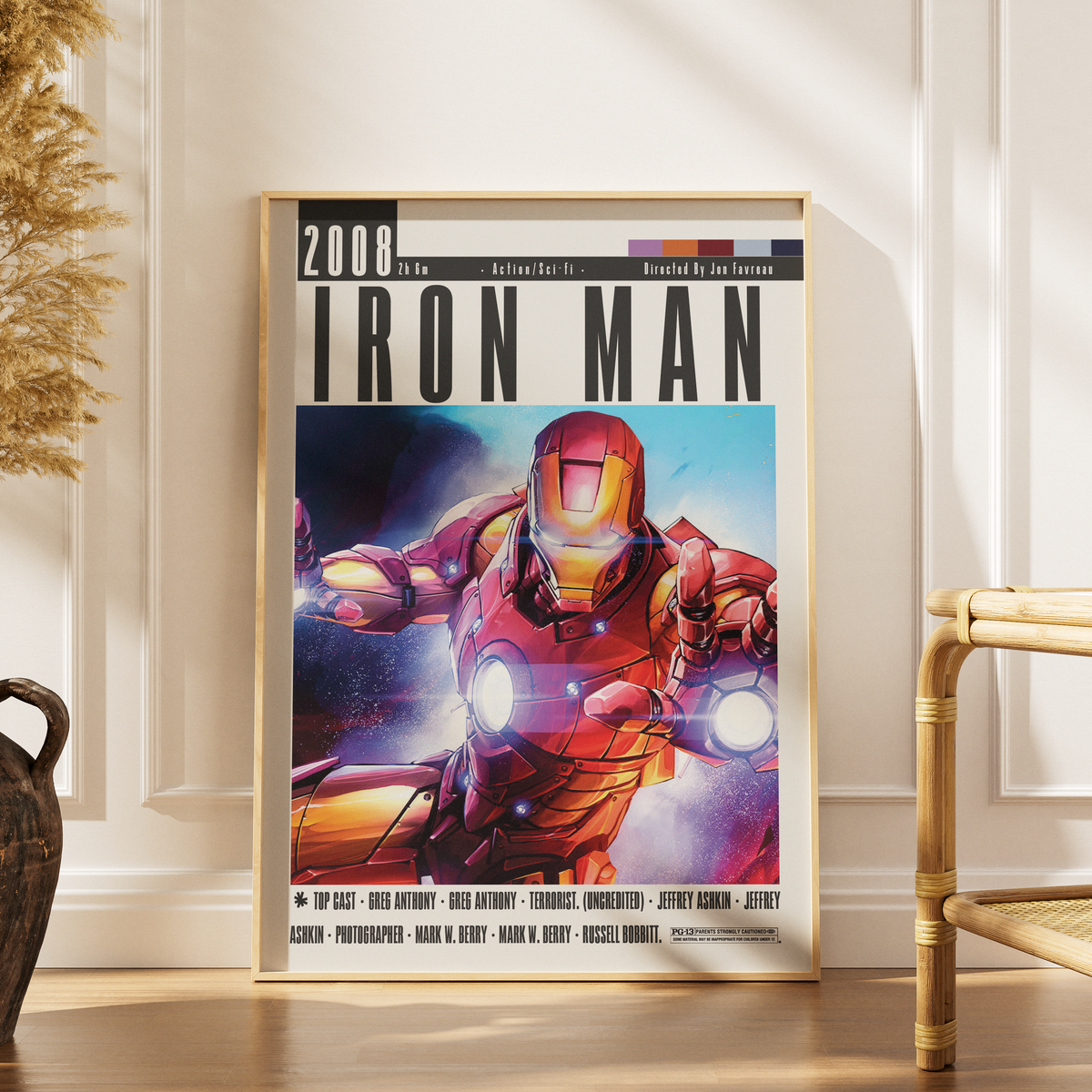 Iron Man (2008) movie poster – design 2 – 98types
