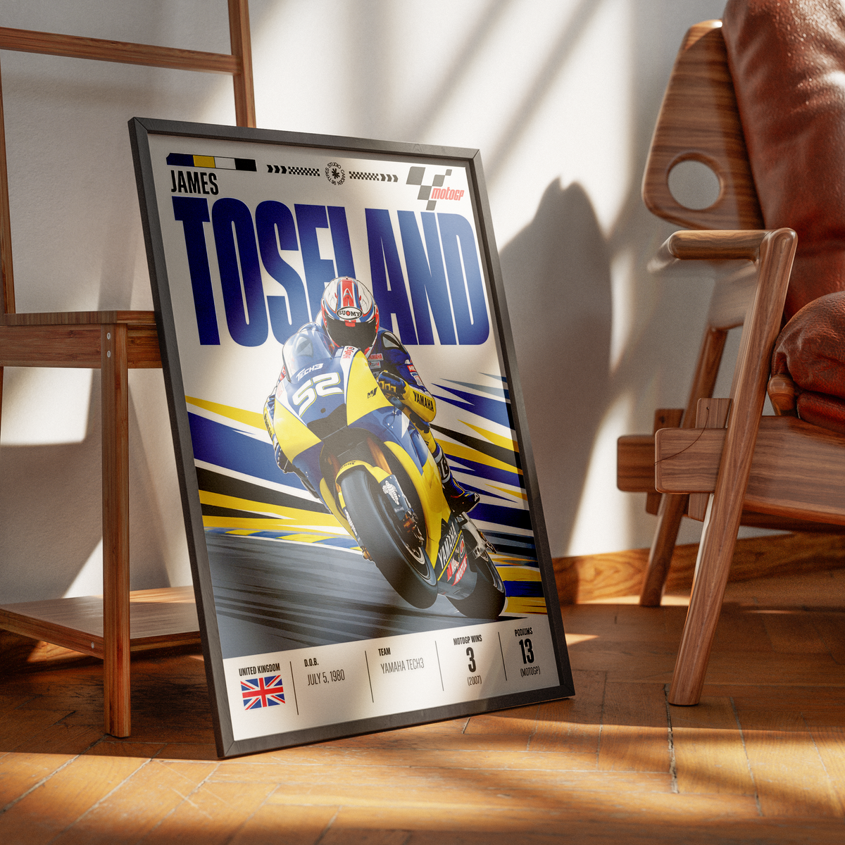 James Toseland World Superbike champion poster by 98types