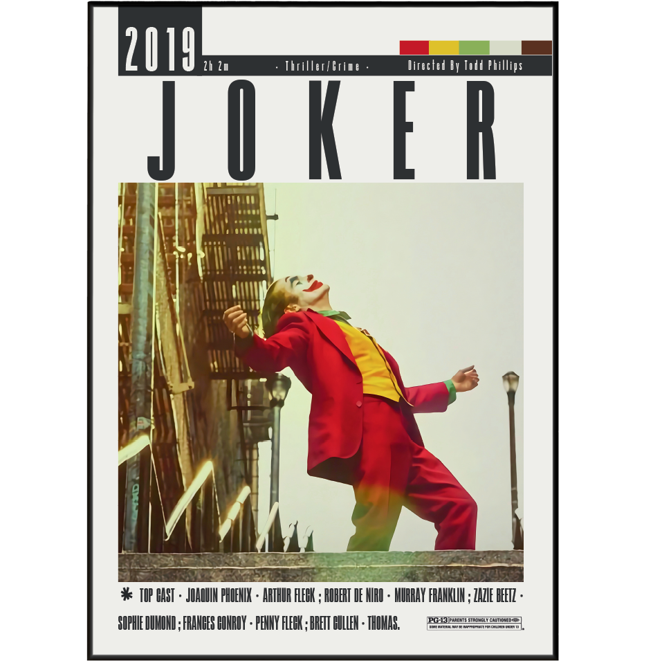 Joker Movie 2019 movie poster – design 2 – 98types