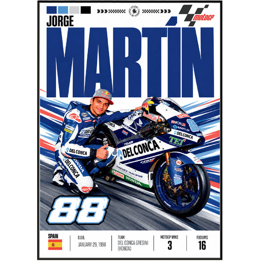 Jorge Martin Martinator #89 MotoGP world champion poster