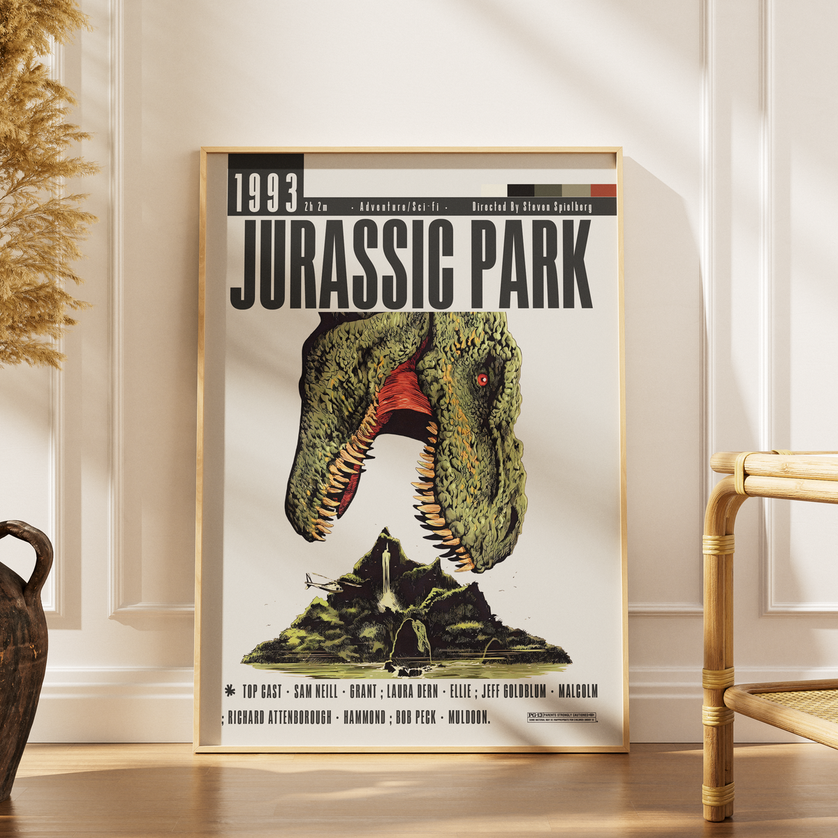 Jurassic Park 1993 movie poster art print UK