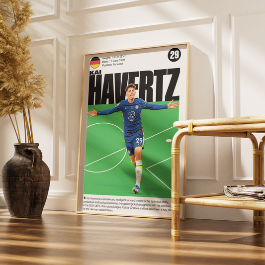 Kai Havertz football poster – Kai Havertz Chelsea Celebration Poster (1) – 98types