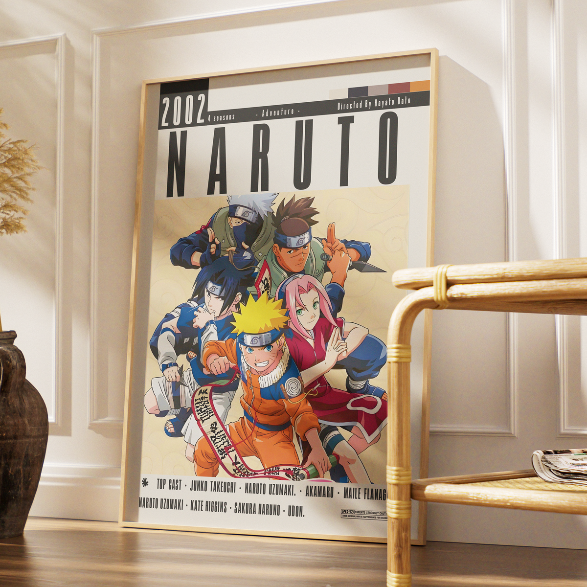 Naruto 2002 anime poster art print UK