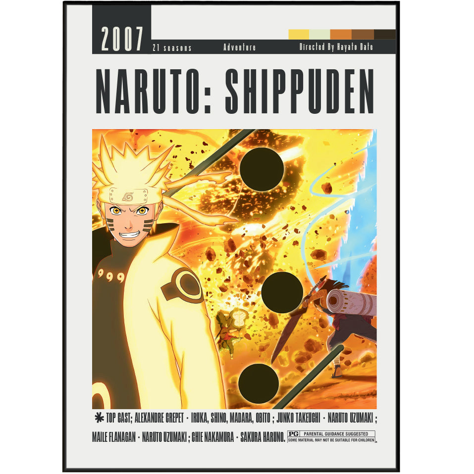 Naruto: Shippuden (2007) Anime Poster