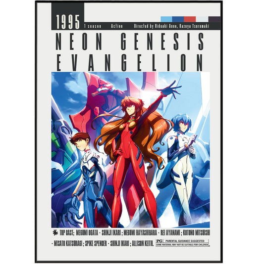 Neon Genesis Evangelion (1995) Anime Poster