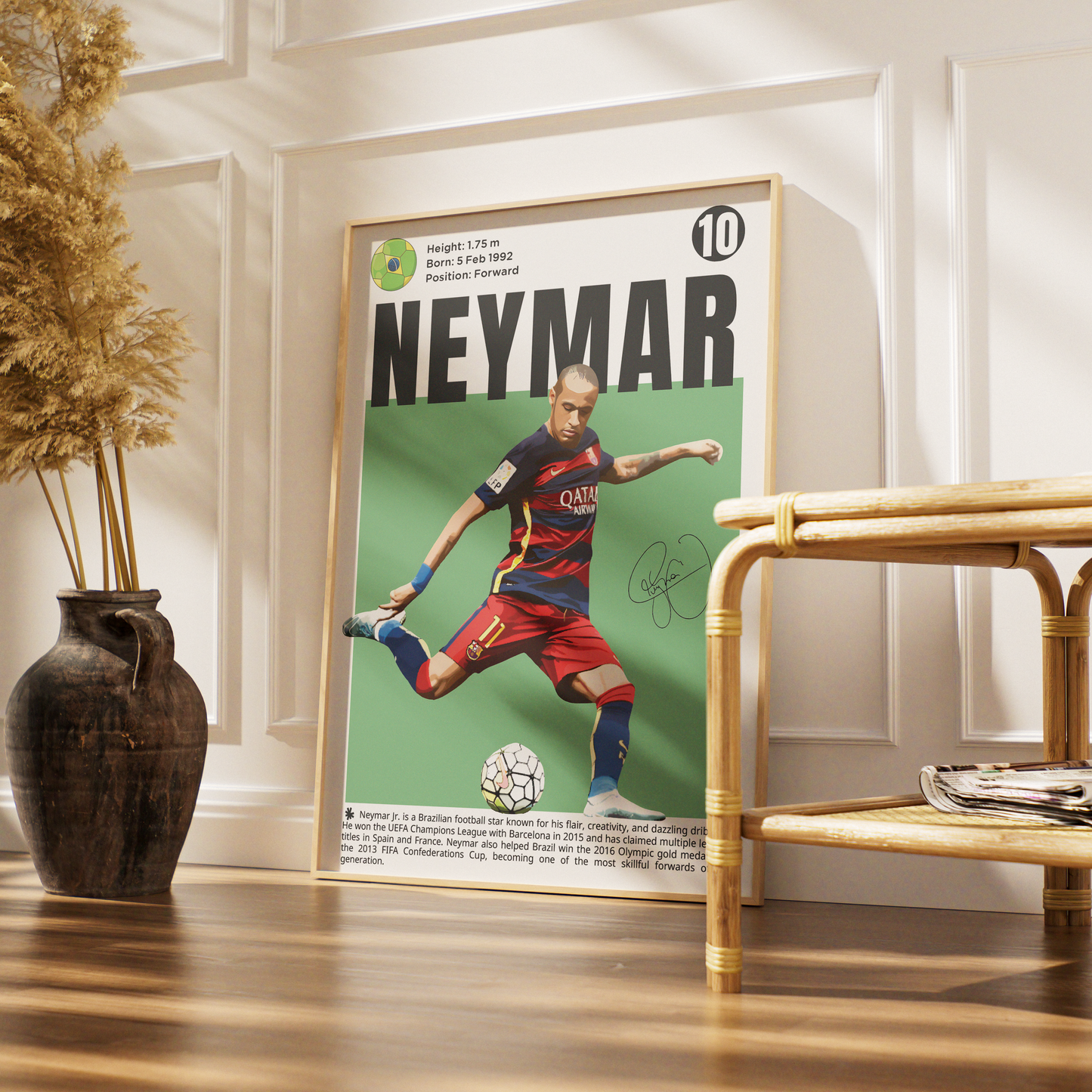 Neymar N10 Football Posters
