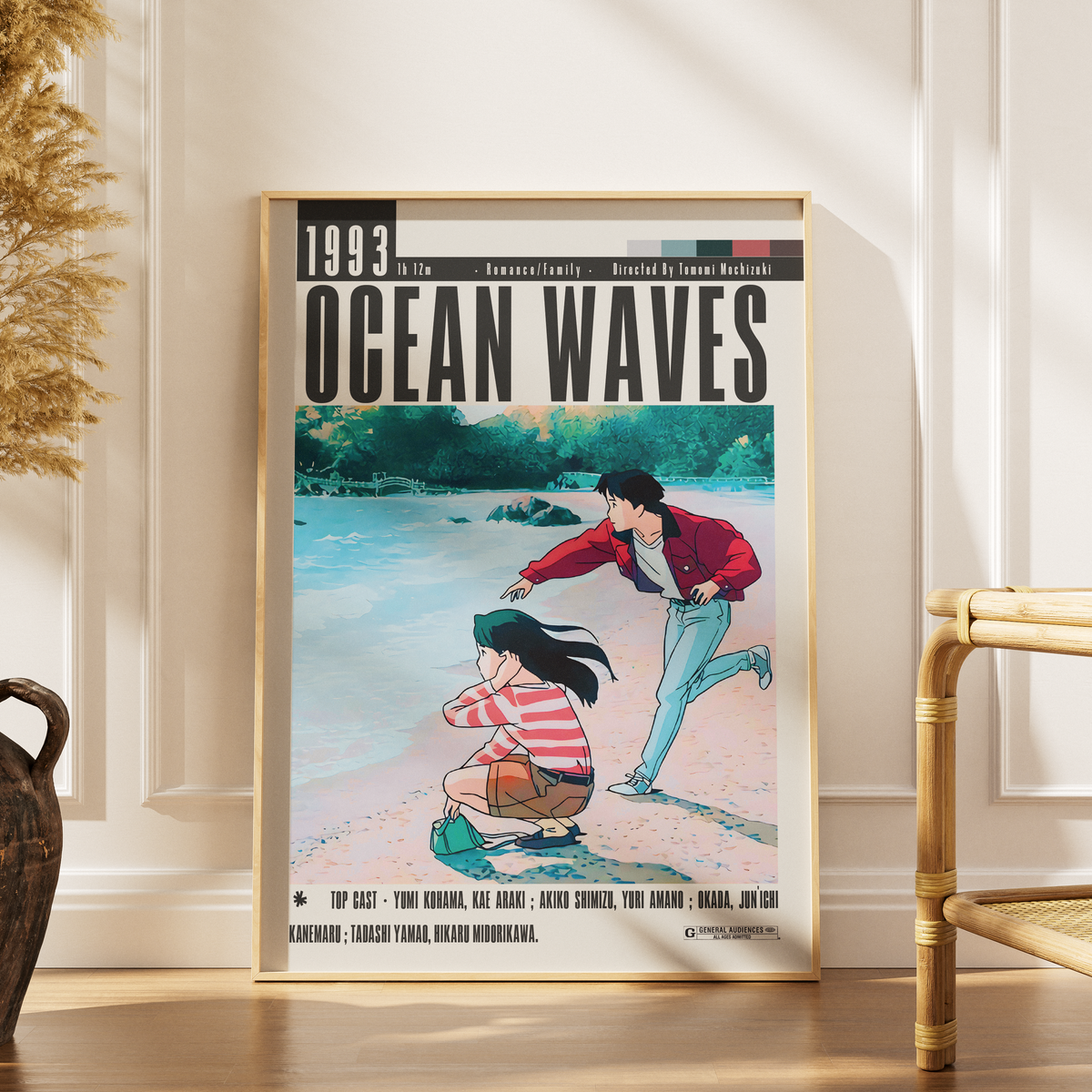 Ocean Waves (1993) movie poster – design 2 – 98types