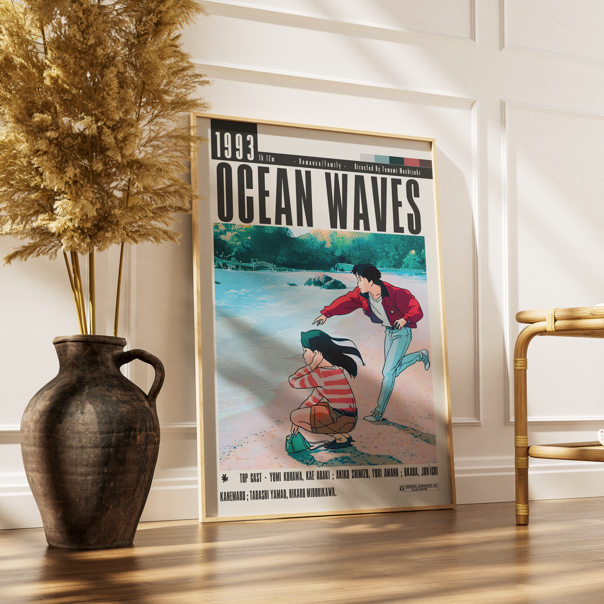 Ocean Waves (1993) movie poster – design 2 – 98types