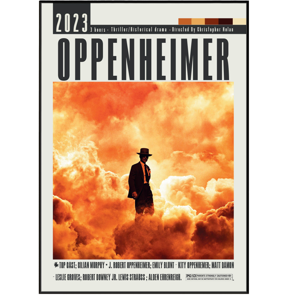 Oppenheimer (2023) movie poster – design 2 – 98types