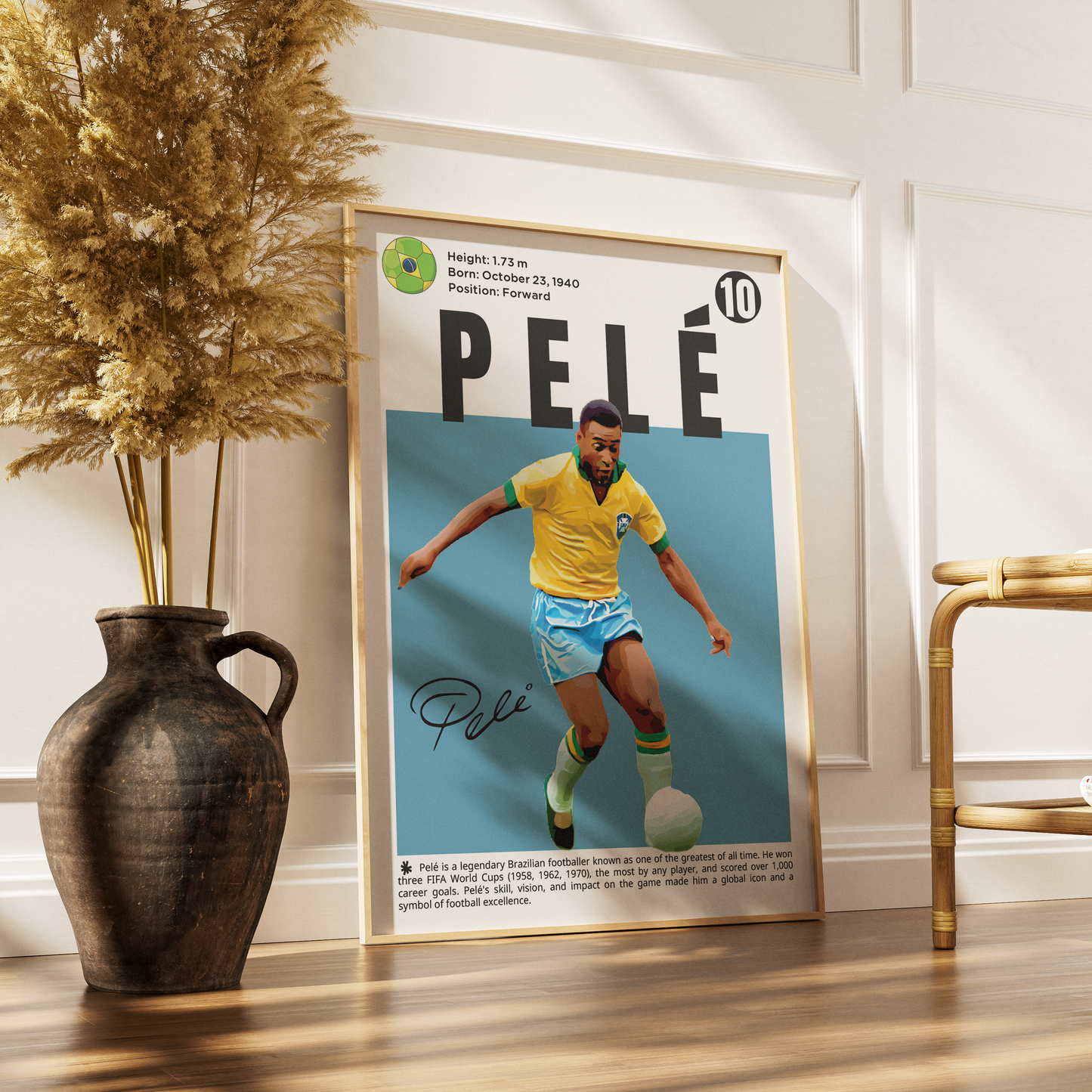Pelé Football Posters