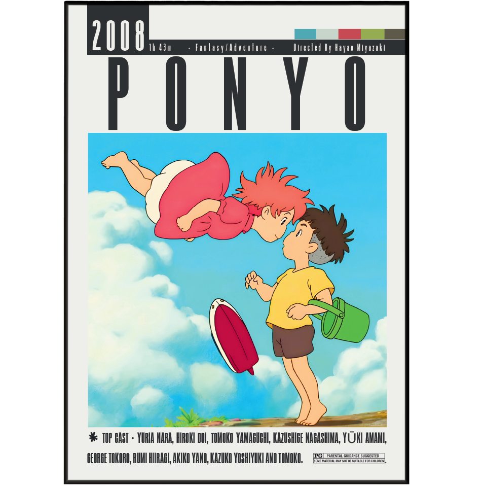 Ponyo (2008) Movies Poster