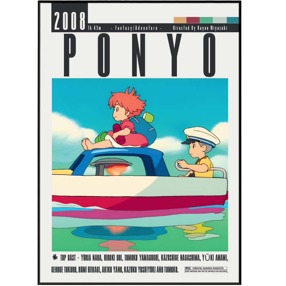 Ponyo (2008) movie poster – design 2 – 98types