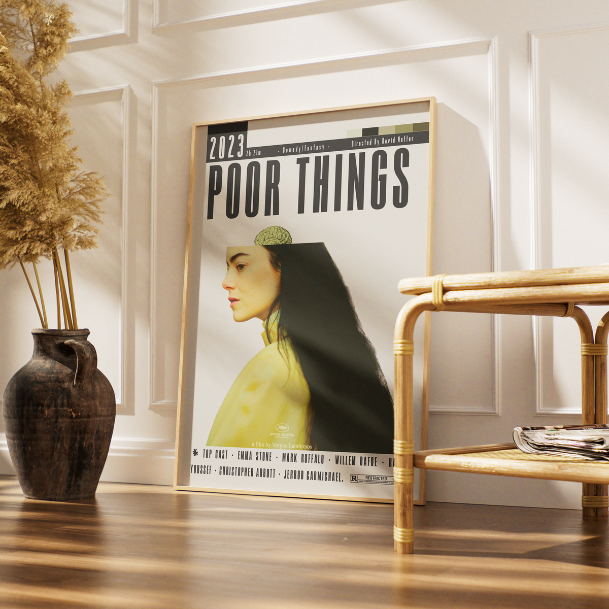 Poor Things (2023) Film Poster | Yorgos Lanthimos | Minimalist Wall Art Print UK