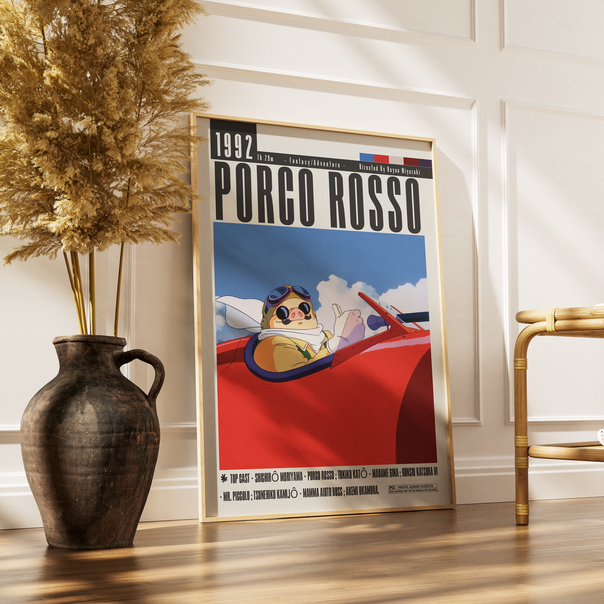 Porco Rosso (1992) movie poster – design 2 – 98types