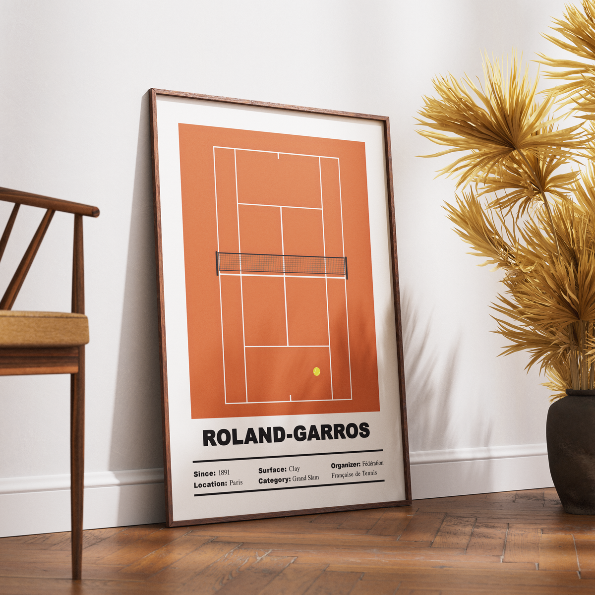 Roland-Garros French Open tennis Grand Slam Paris poster wall art print UK