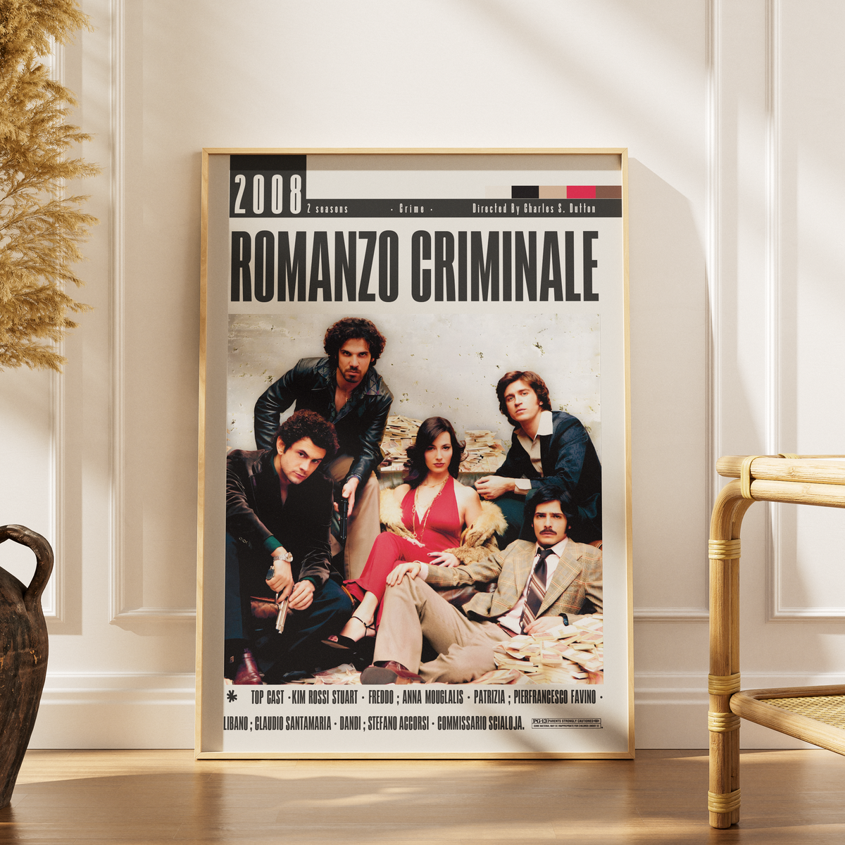 Romanzo Criminale 2008 Italian TV series poster art print UK