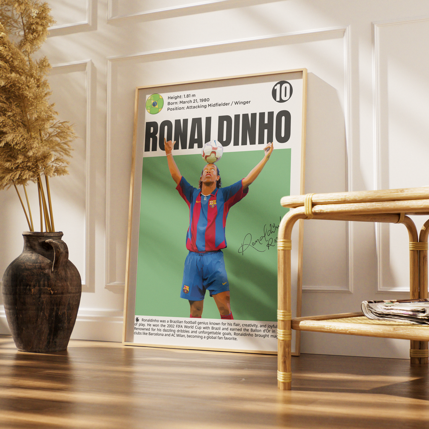 Ronaldinho Football Posters