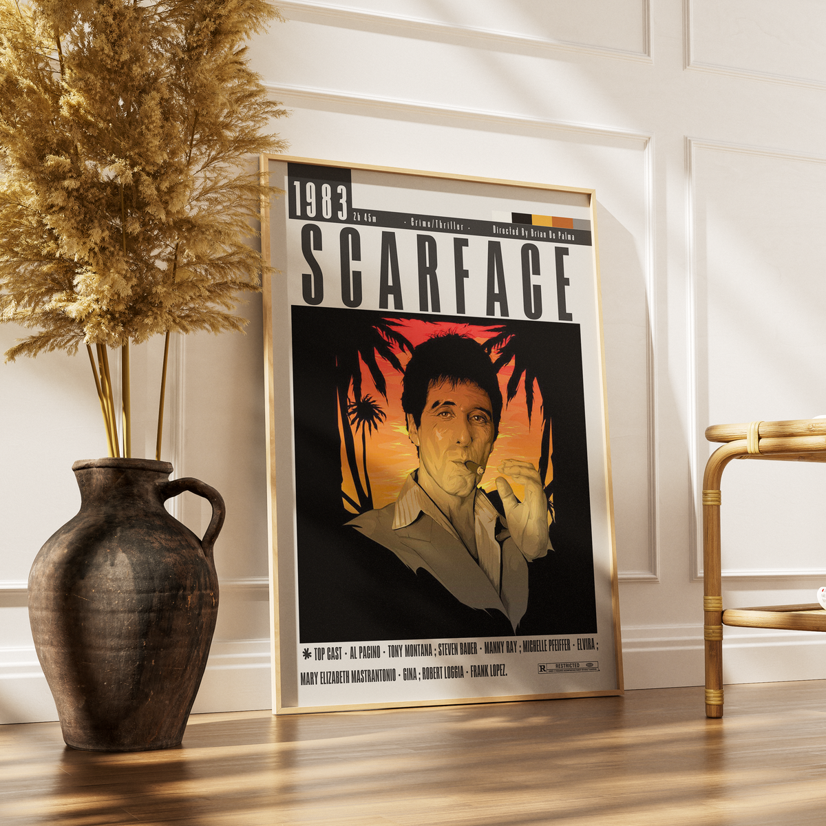Scarface (1983) Film Poster poster print, view 3 – 98types