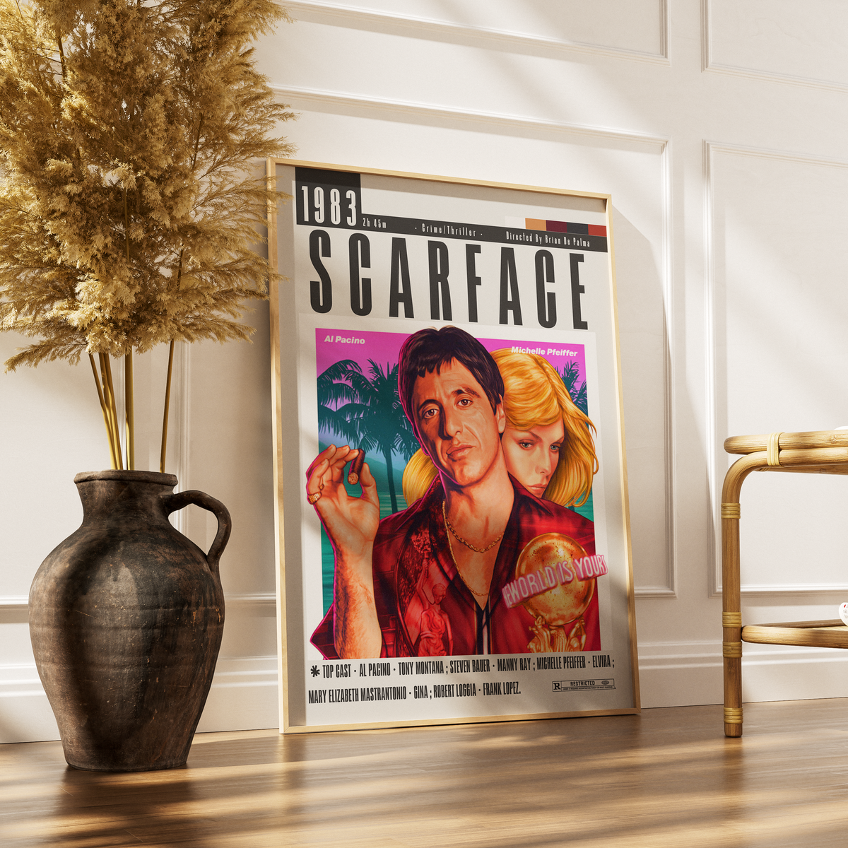 Scarface (1983) Film Poster poster by 98 Types – view 12
