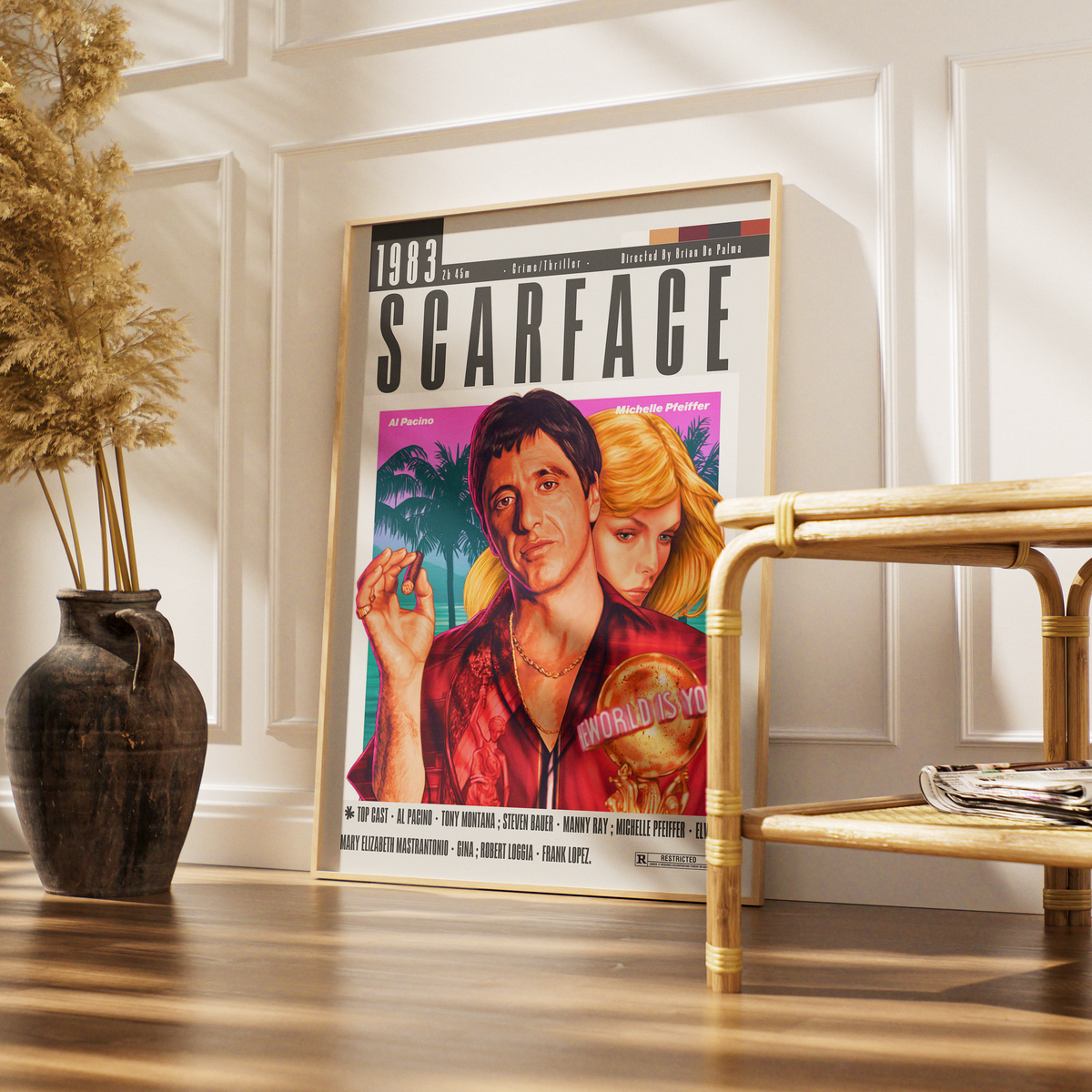 Scarface (1983) Film Poster poster by 98 Types – view 13