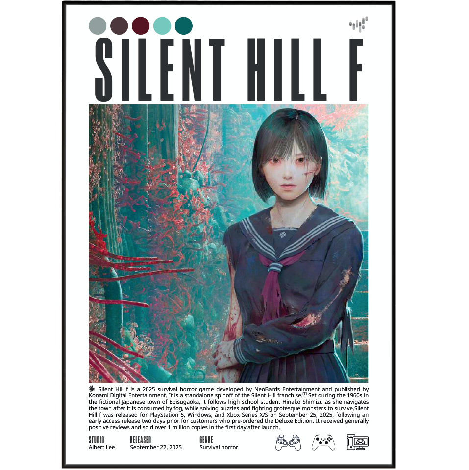Silent Hill f Video Game Posters