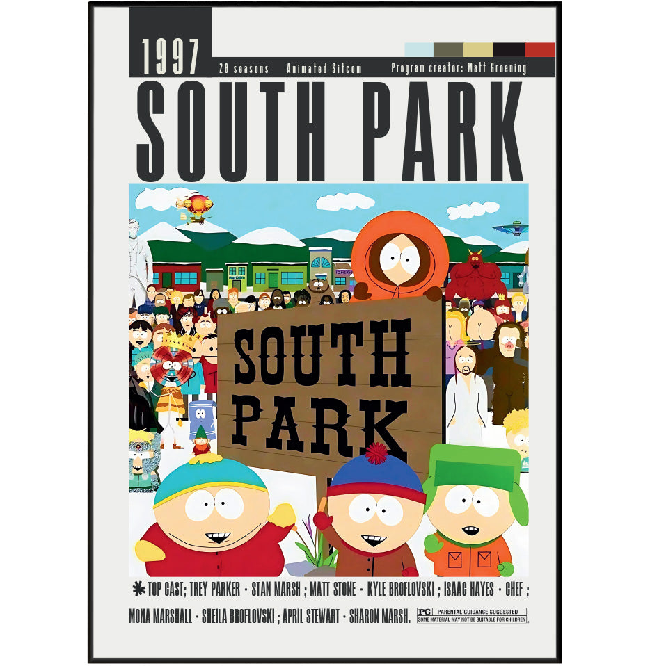 South Park Tv Serie Posters