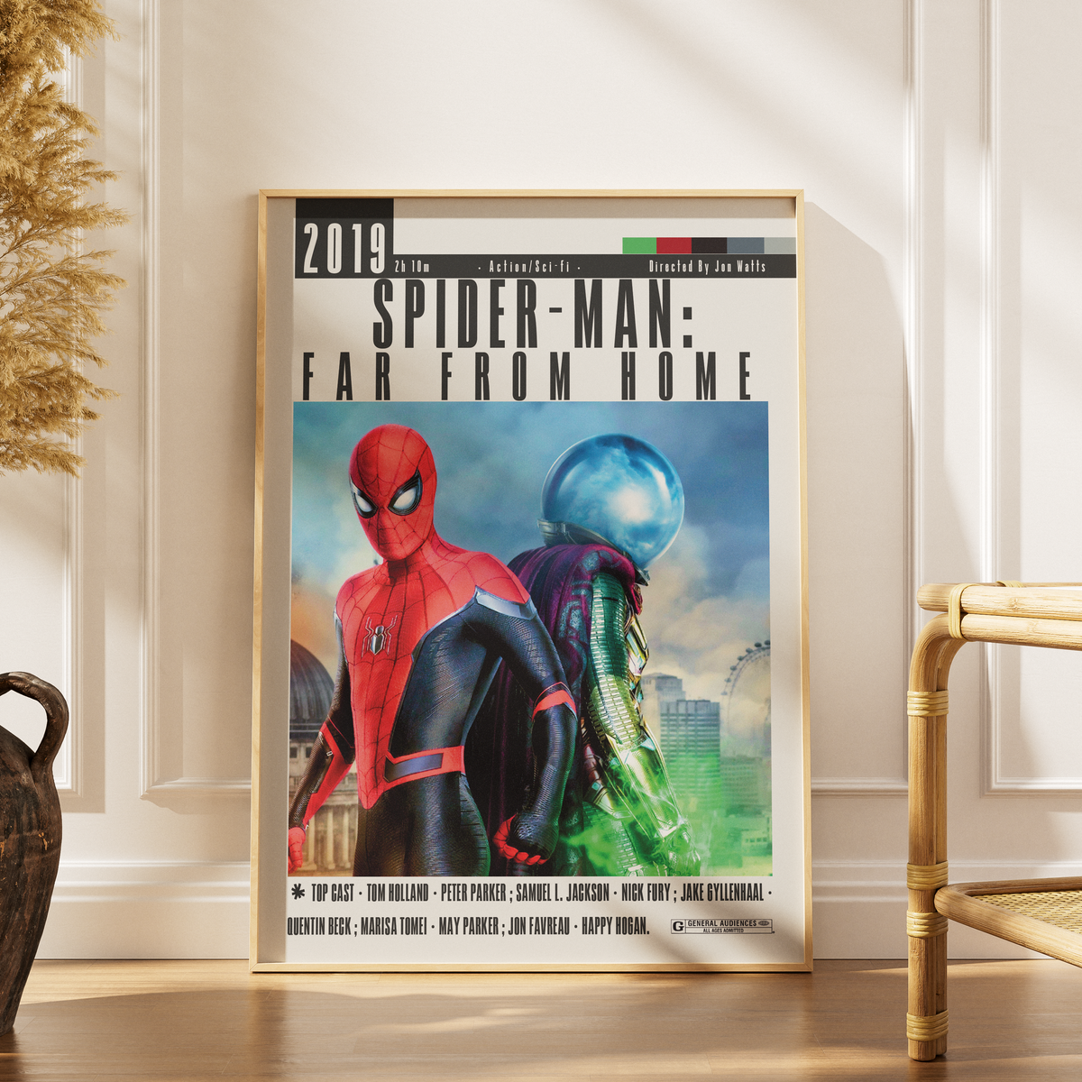 Spiderman Far From Home (2019) movie poster – design 3 – 98types