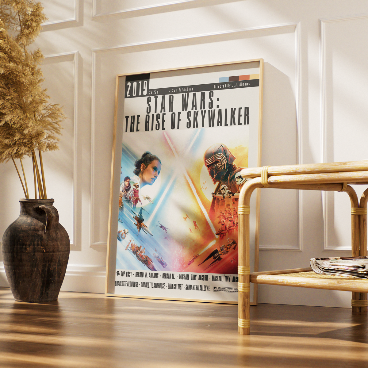 Star Wars: The Rise of Skywalker (2019) Film Poster | J. J. Abrams | Minimalist Wall Art Print UK