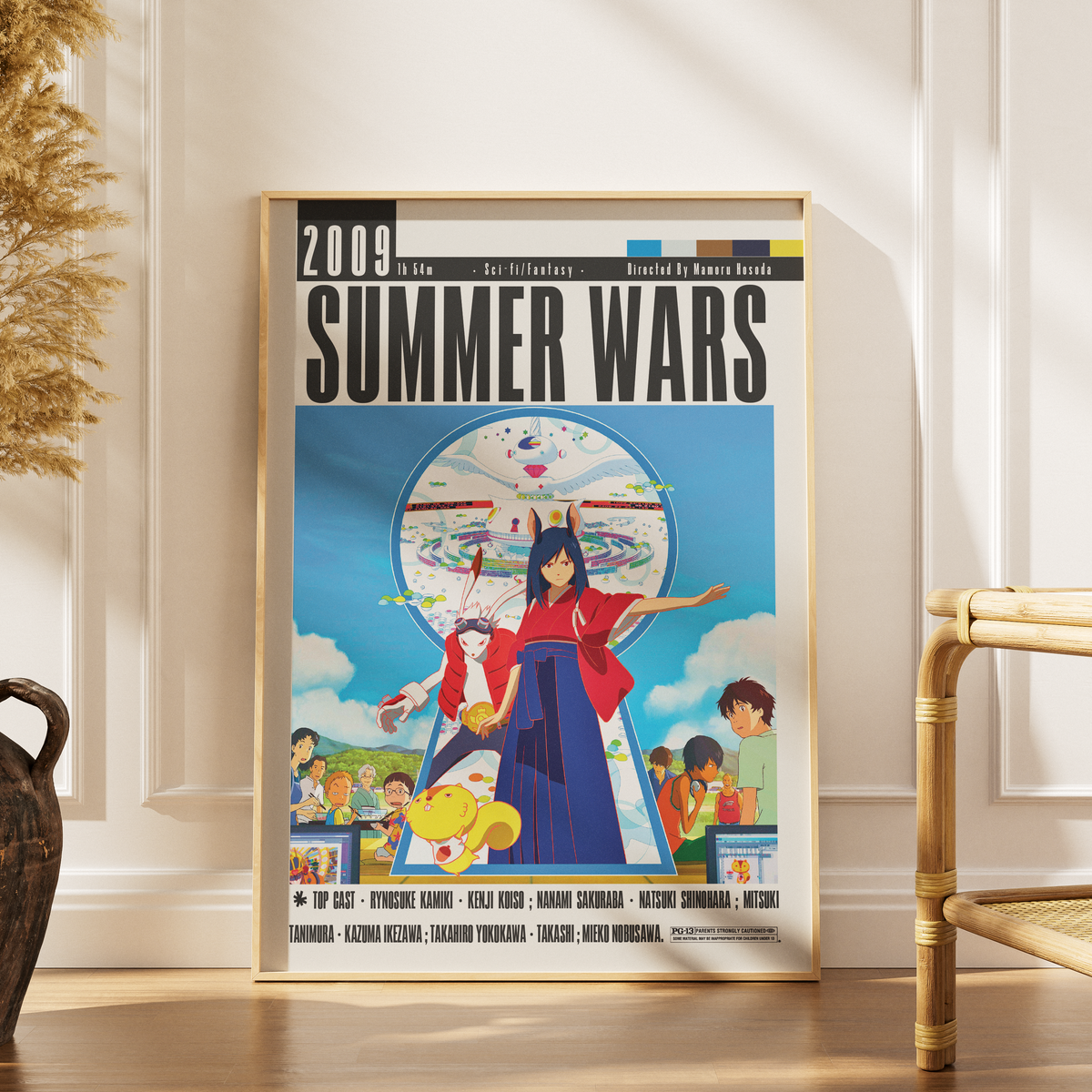 Summer Wars (2009) Anime movie poster – design 2 – 98types