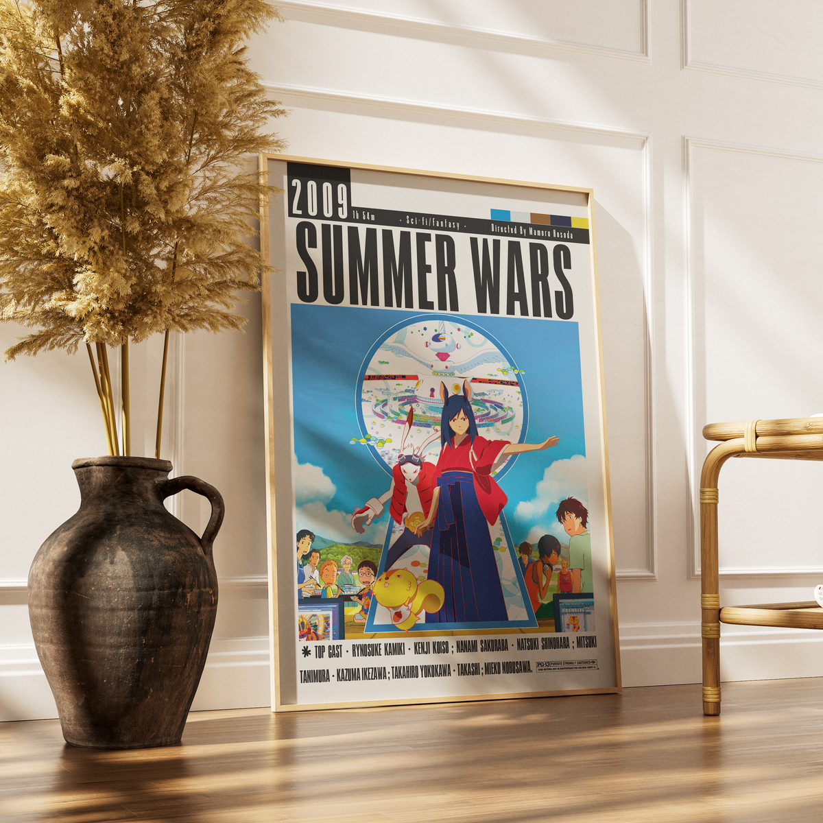 Summer Wars (2009) Anime movie poster – design 2 – 98types