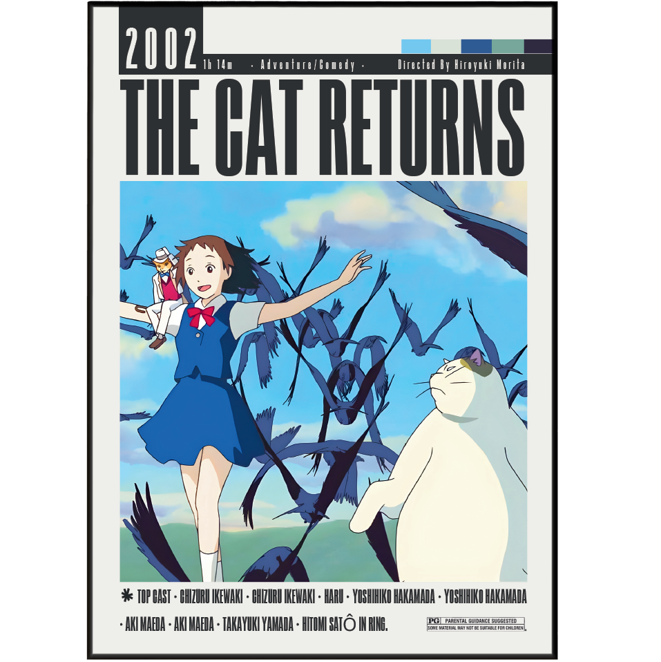 The Cat Returns (2002) Movie Poster - 98types