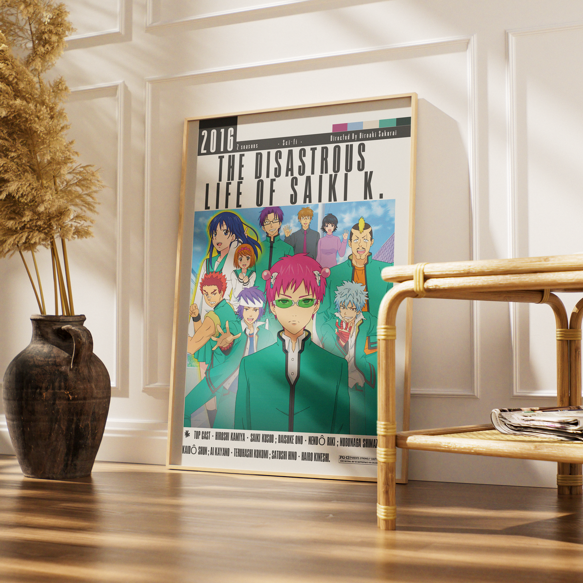 The Disastrous Life of Saiki K. (2016) Anime Poster UK poster – additional design – 98types