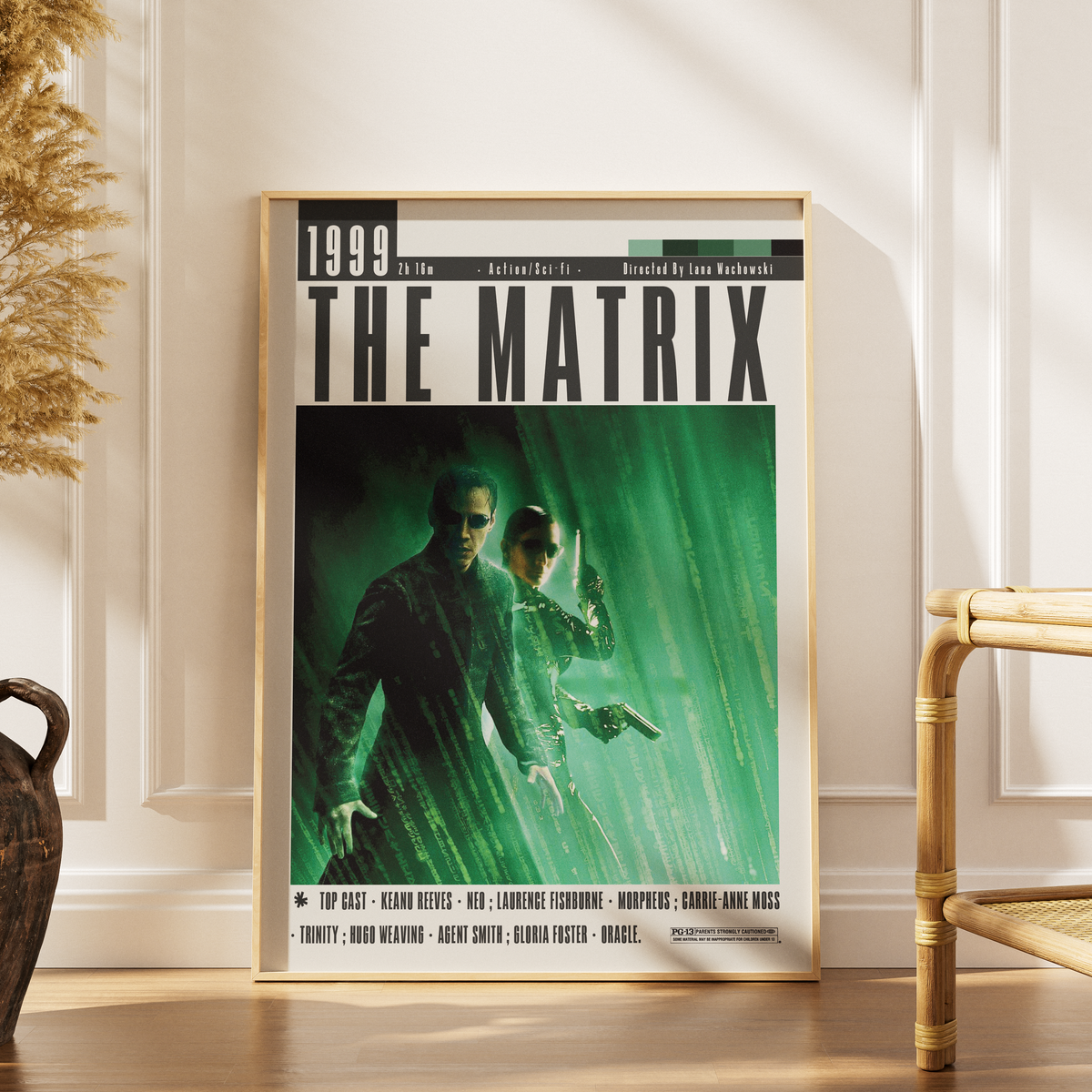 The Matrix (1999) Sci-Fi movie poster – design 3 – 98types