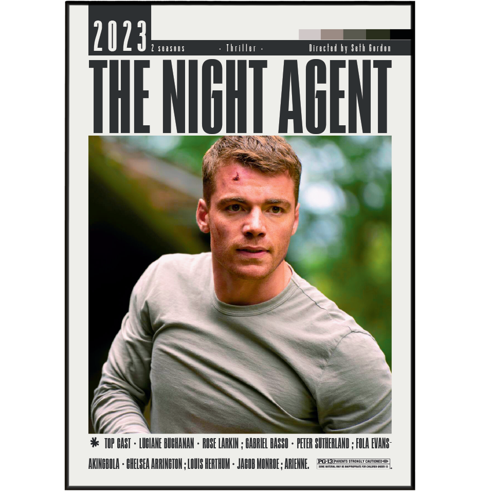 The Night Agent (2023) TV Show movie poster β design 2 β 98types