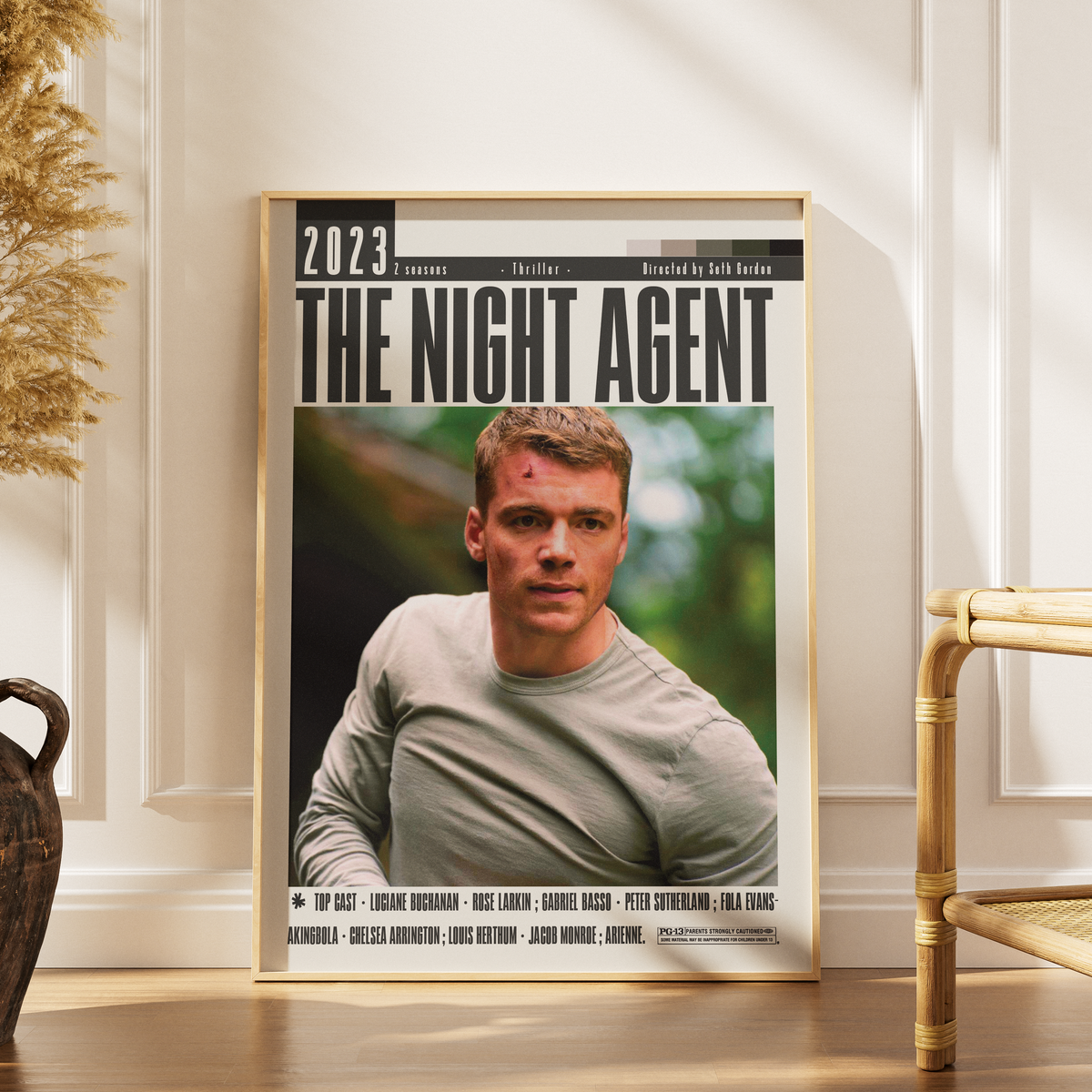 The Night Agent (2023) TV Show movie poster β design 2 β 98types