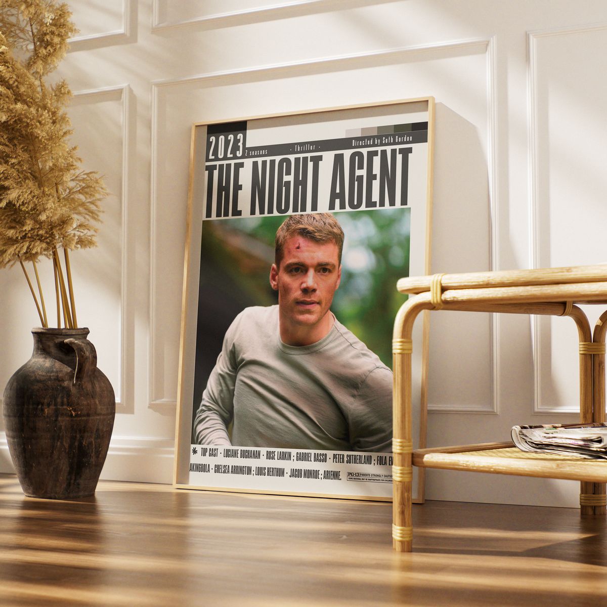 The Night Agent (2023) TV Show movie poster β design 2 β 98types