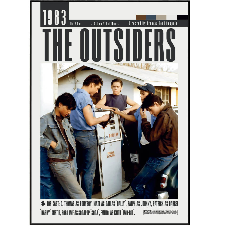 The Outsiders 1983 Film Posters