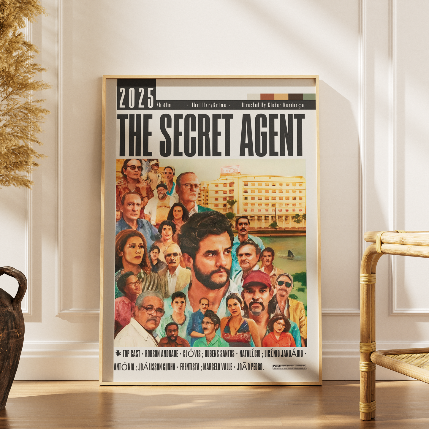 The Secret Agent 2025 movie poster art print UK