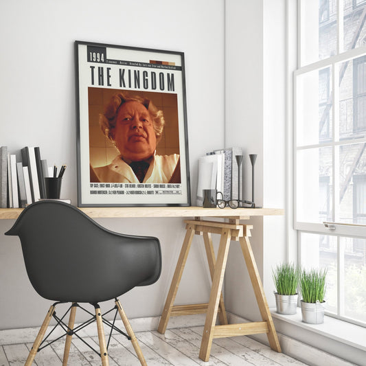 The Kingdom Lars von Trier Danish TV series poster — horror hospital wall art print UK