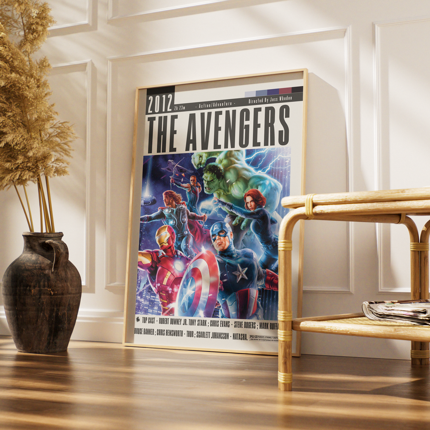 The Avengers (2012) Sci-Fi Film Poster | Marvel | Minimalist Wall Art Print UK - 98 Types Studio