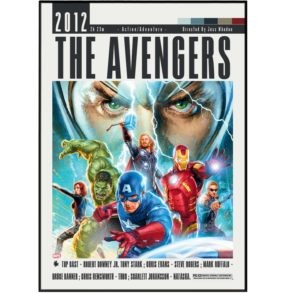 The Avengers (2012) Sci-Fi movie poster – design 2 – 98types