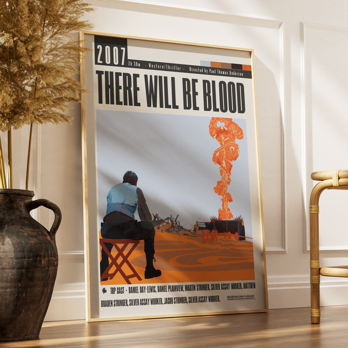 There Will Be Blood (2007) Movie Poster - 98 Types Studio
