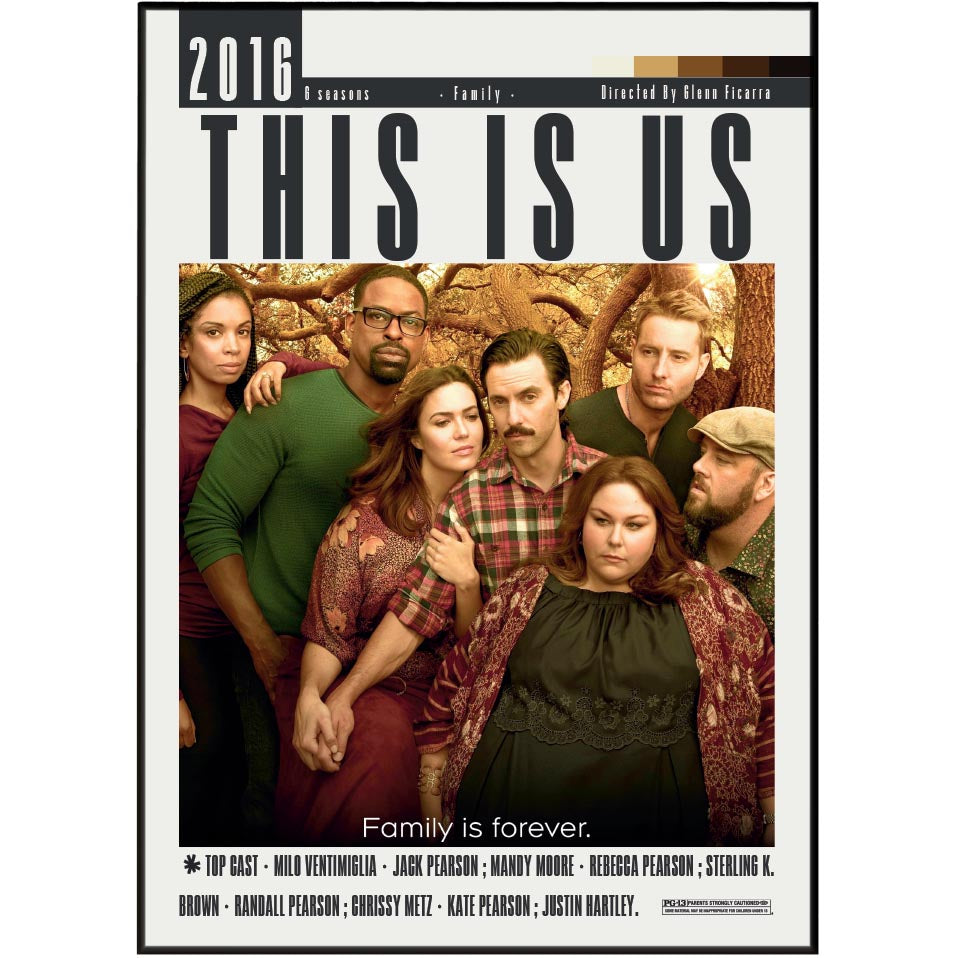 This Is Us 2016 TV series poster art print UK
