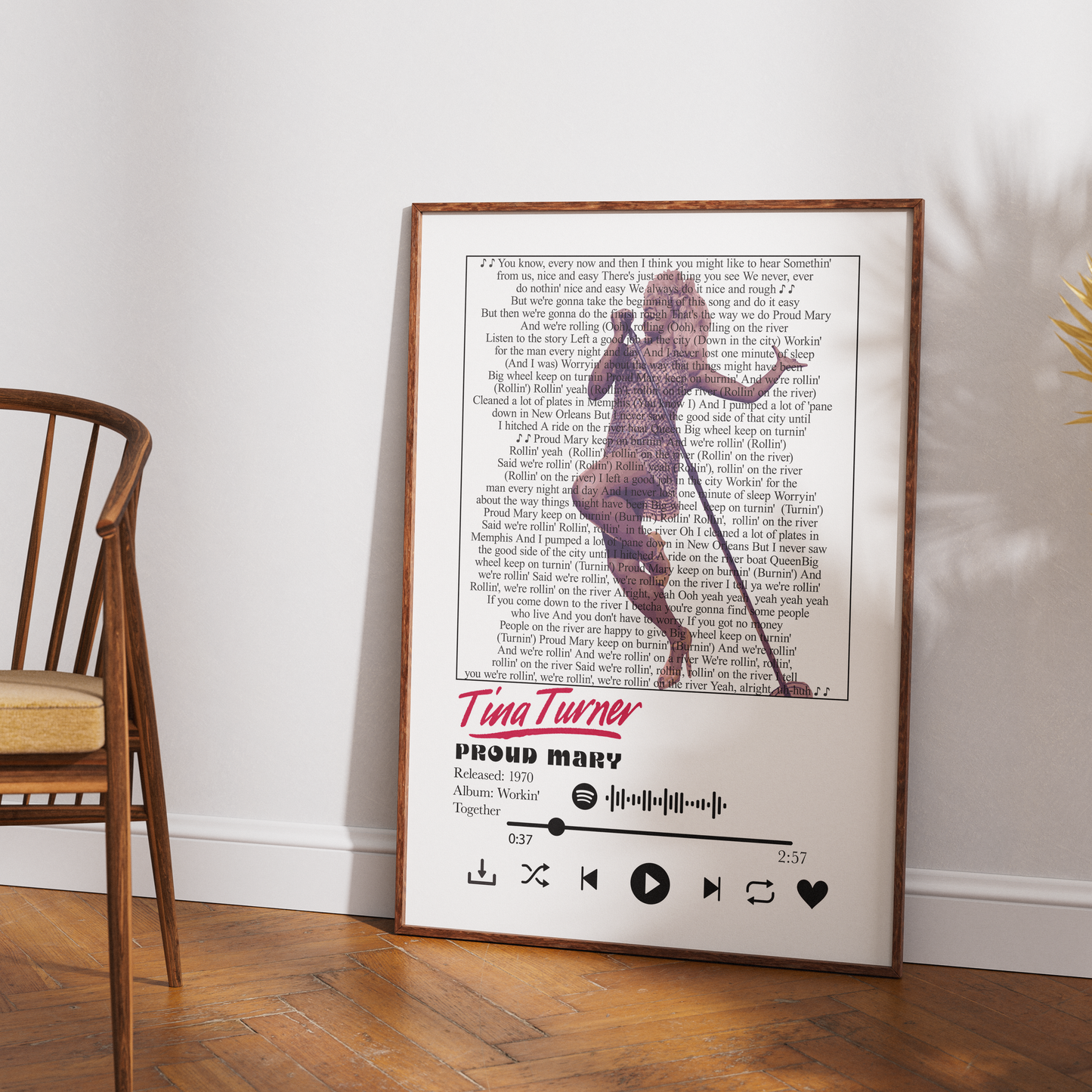 Tina Turner – Proud Mary Poster