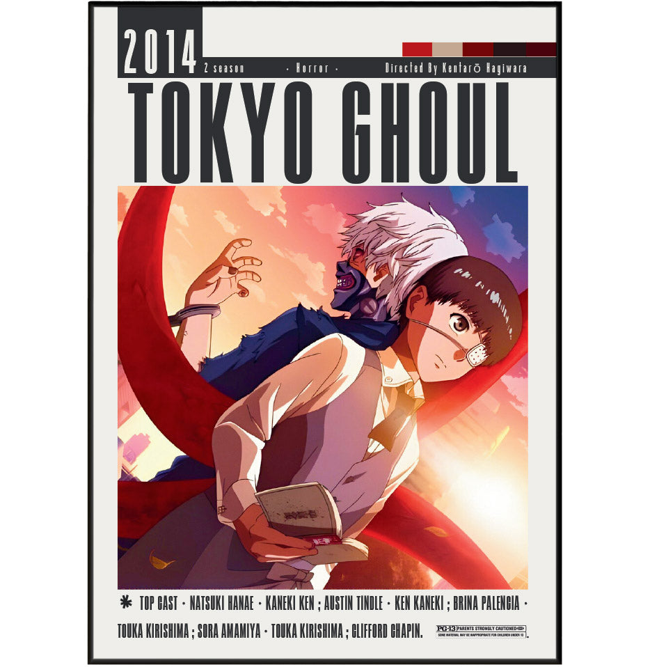 Tokyo Ghoul (2014) Anime movie poster – design 3 – 98types