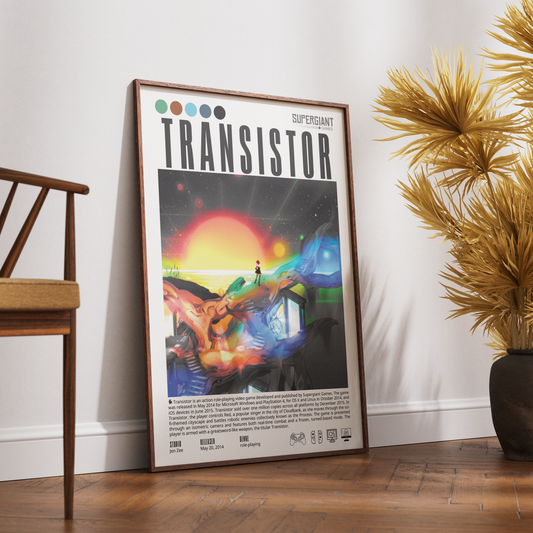 Transistor Video Game Poster