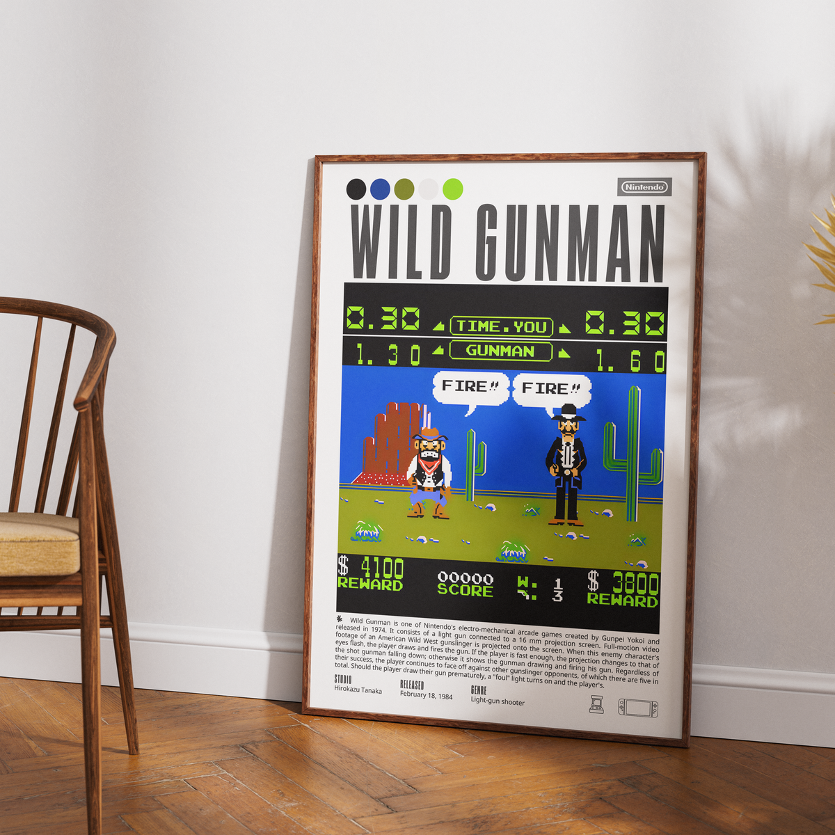 Wild Gunman Video Games Poster