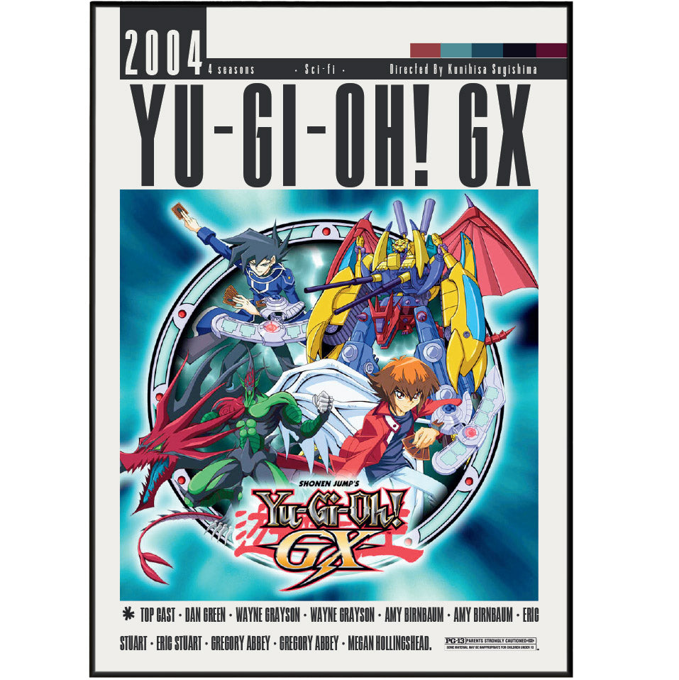 Yu-Gi-Oh! GX (2004) Anime movie poster – design 2 – 98types